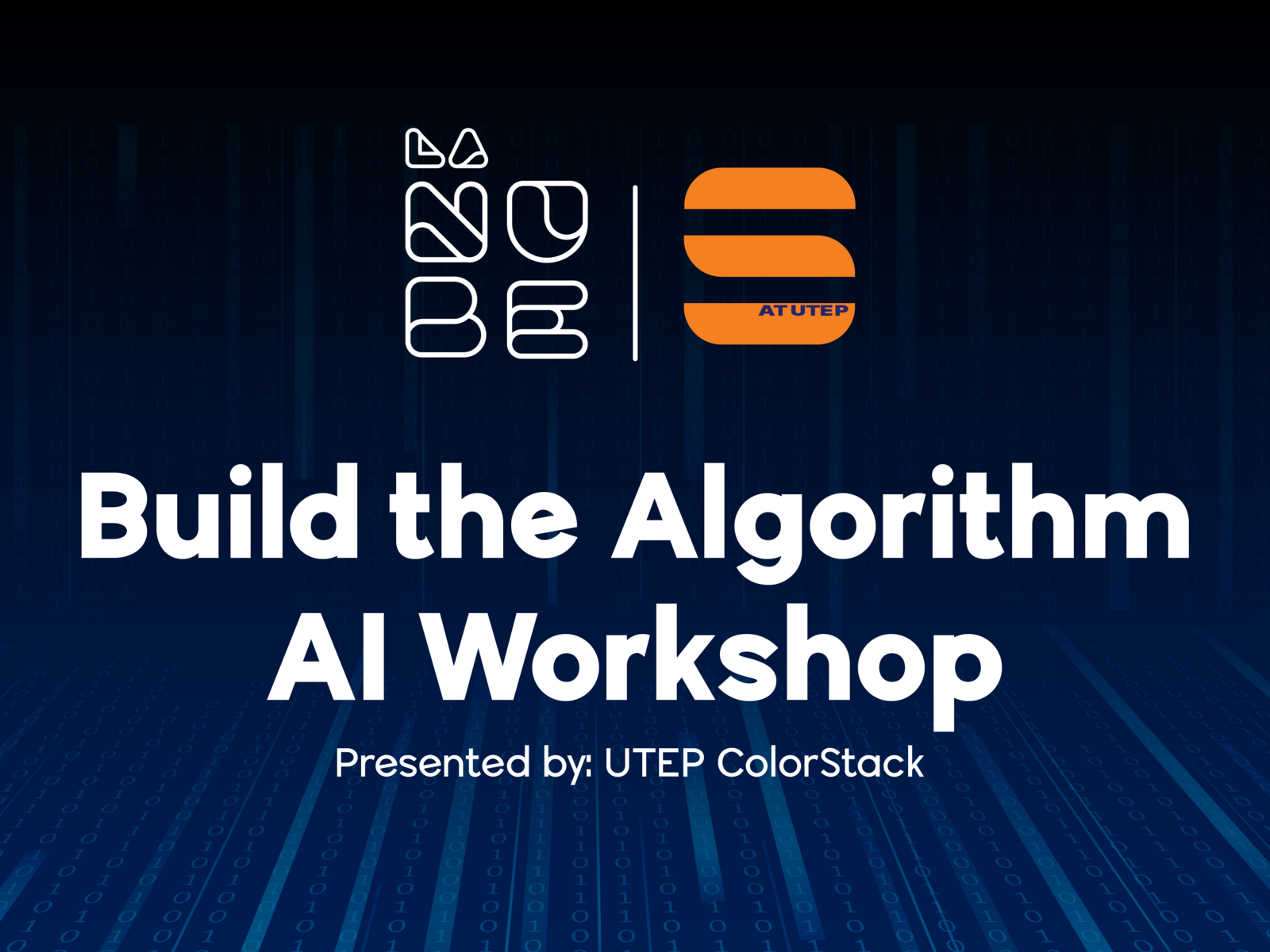 Build the Algorithm: AI Workshop